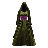 Star Wars Revenge of the Sith Padme Amidala Green Cloak Padme Velvet Dress Cosplay Costume